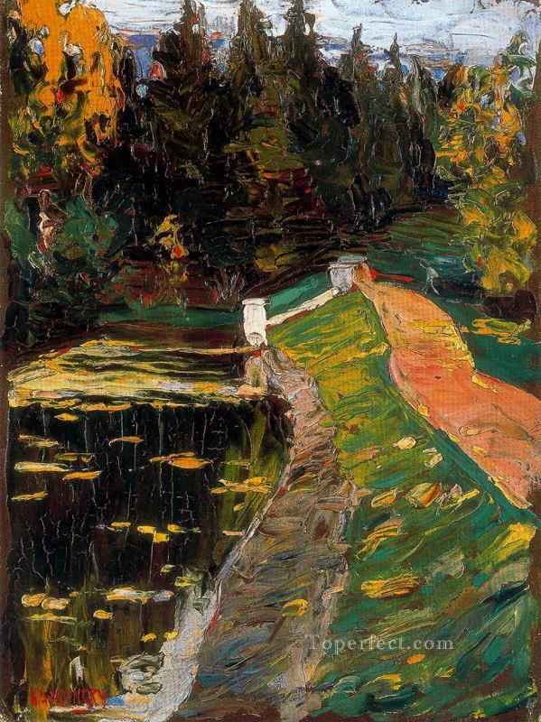 Study for sluice Wassily Kandinsky Oil Paintings